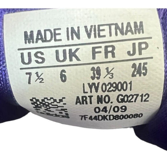 adidas originals Women’s Purple Honey Mid Velvet Shoes Rare Pair 🔥size 7.5 - Picture 8 of 10